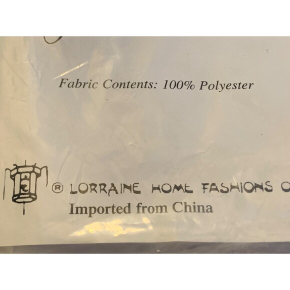 Jessica Tailored Swag Curtains 60" x 38" White Rose Embroidered By Lorraine Home - Picture 4 of 6